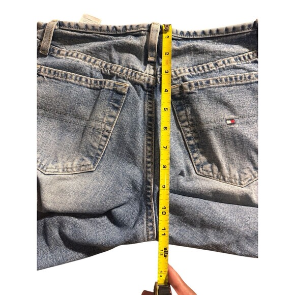 Vintage Tommy Hilfiger Jeans Flare Leg Slip Ankle Womens Size 4 27x30.5 Y2K 90s - Picture 7 of 13